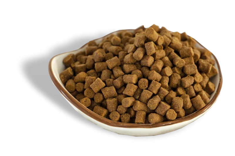 Dried hawthorn pet snack granules for functional treat product planning